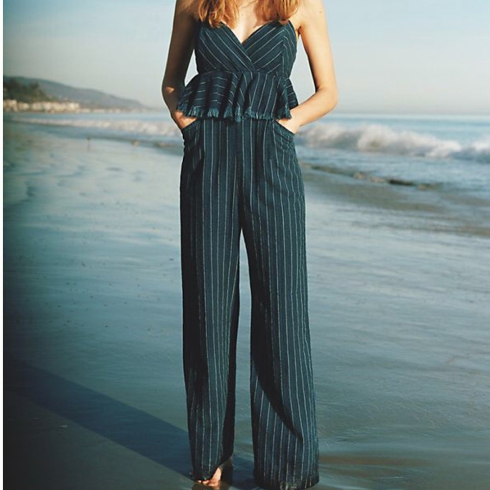 Anthropologie Denim Jumpsuit